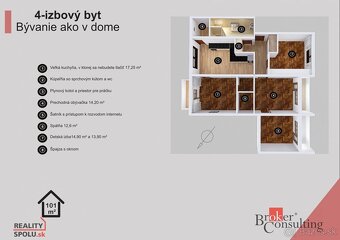 Na predaj 4-izbový byt, garáž, kompletná rekonštrukcia, zahr - 8