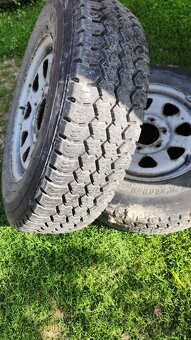 Predám oceľové disky s pneu 205/75R16C - 8