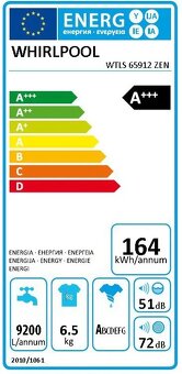 Predám 22-MESAČNÁ plnefunkčná automatická práčka WHIRLPOOL - 8