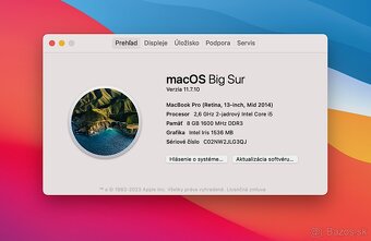 MacBook Pro 13", NOVÁ BATERKA - 8