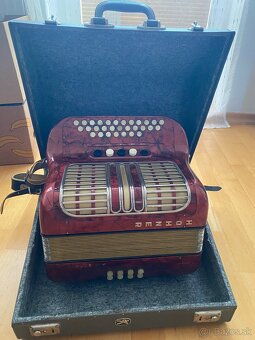 Heligonka Hohner Club lllM Deluxe CF 3hlas + Remene + Kufor - 8