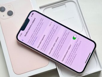 iPhone 13 Pink BATERIE 100% TOP - 8