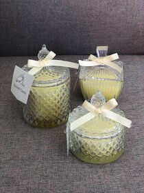 LUXUSNA sviečka v skle 15cm , 10 cm , 12 cm - 35% - 8