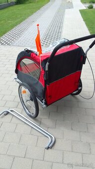 Príves za bicykel pre deti - dvojmiestny - 8