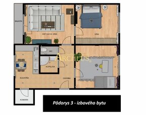 3 IZBOVÝ BYT S BALKÓNOM NA PREDAJ, 67 M2, HUMENNÉ - 8