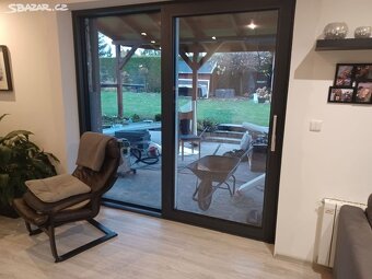 Hs portál hliník 190x205cm trojsklo profil Ultraglide. - 8