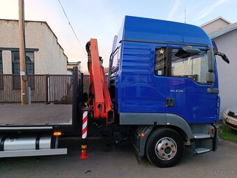 Predám MAN TGL valník s hydraulickou rukou EURO 5 - 8