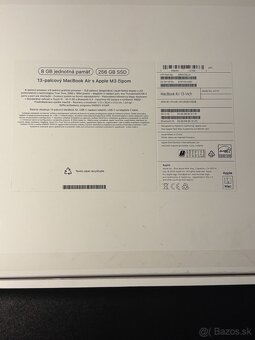 Predám MacBook Air 13" Apple M3 256GB Blue Stav Nového - 8