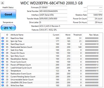 3,5" HDD WD Red Plus 2TB - 8