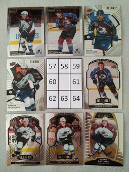 Hokejové kartičky Colorado mix 2 - 8