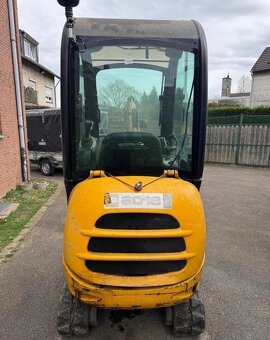 Minibager JCB 8018 rok výroby: 2006, nastaviteľný podvozok, - 8