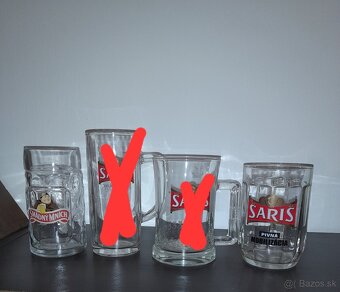 Pivove poháre 1 - 8