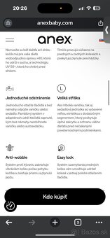 Kočík ANEX FLO - 8