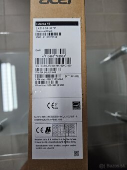 ACER NTB Extensa 15 (EX215-54-377P) - 8