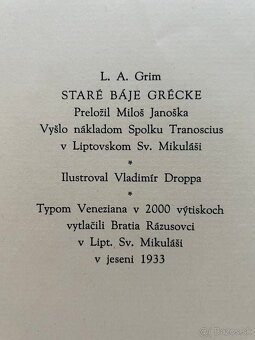 93 ročné vydanie STARÉ GRÉCKE BÁJE - 8