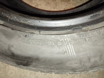 Predám letné pneumatiky Michelin 215 60 r16 - 8