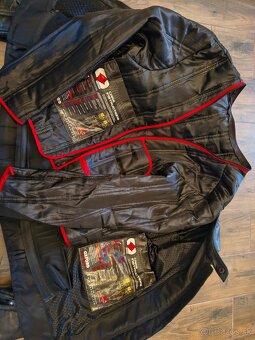 Kožená moto bunda oxford XL - 8