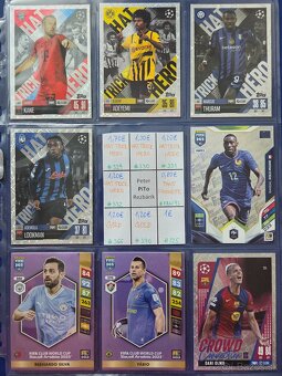 Fotbalove karticky TOPPS, Panini, cast 1/2 - 8