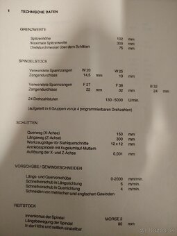 CnC sústruh Schaublin 102 cnc - 8