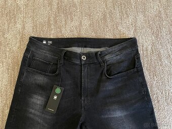 panske riflove sortky, kratasy g-star raw 3301 velkost W35 - 8