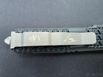 Microtech Ultratech Hellhound Tri Grip Gun Metal Hardware - 8