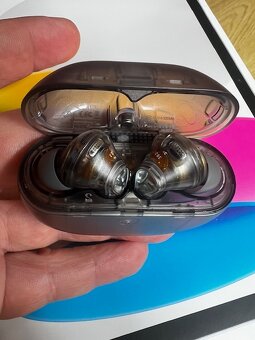 Bezdrôtové slúchadlá Soundpeats Capsule3 Pro Transparent Bla - 8