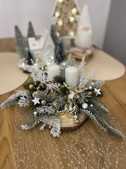 🎄 Ručne vyrábaná vianočná dekorácia – prírodný štýl 🎄 - 8