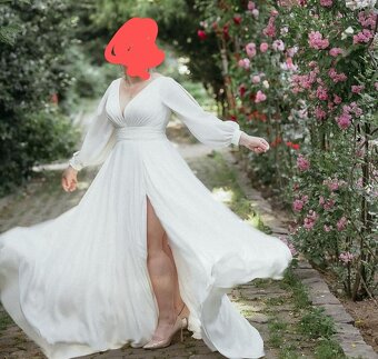 Svadobné šaty 44-46 boho štýl - 8