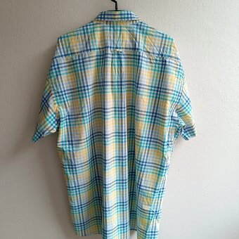 Gant Alassio Bay Poplin károvaná košeľa krátky rukáv XXL - 8