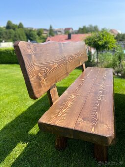 Záhradné sedenie z masívu - 8