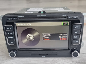 Skoda Columbus 2011 RNS510 Navi LED Mapy V17 2020 - 8