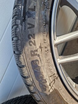Sada 22" Mercedes disky + zimní pneu Continental WinterCont - 8