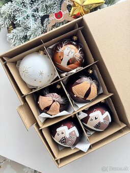 Sklenene vianocne ozdoby, rozne vid foto - 8