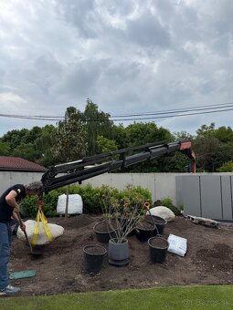 Autodoprava s hydraulickou rukou - dosah 25m - 8