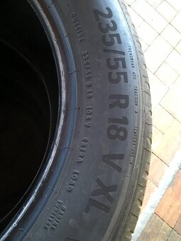 LETNÉ 235/55 R18 104V XL CONTI cca 5-6 mm 2022 UŽ OD 20€/kus - 8