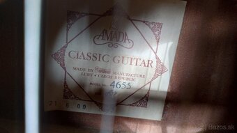 klasicka gitara Amada Strunal Luby model 4655 - 8