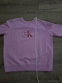Ružová dámska mikina Calvin Klein Jeans, veľ. XS - 8