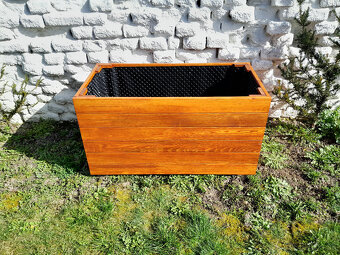 3 x Drevený vyvýšený záhon 100 x 50 x52 cm - 8