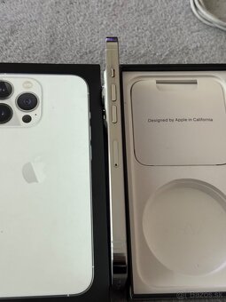 Predám Apple iPhone 13 PRO 256GB Silver Minimálne známky - 8