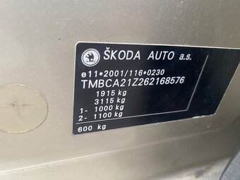 Škoda Octavia 1.6i 75kw, Benzín - 8
