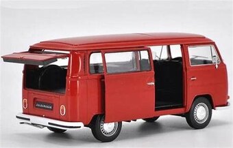 KOVOVÝ MODEL ( OTVÁRATEĽNÉ DVERE A KUFOR ) - VOLKSWAGEN BUS - 8