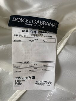 Šaty, Dolce Gabbana, č. 38, biele - 8