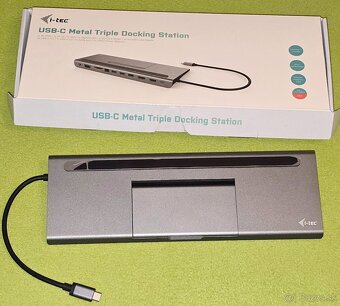 Nová dokovacia stanica I-TEC USB-C Metal 4K 3x display 85W - 8