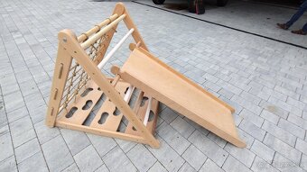 3 stranný bukový Piklerovej trojuholník montessori - 8