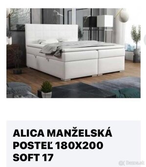 PREDÁM: MANŽELSKÚ POSTEĽ - 8