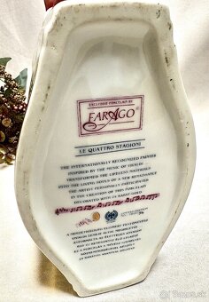 Limitovaná vaza porcelán Hollohaza, JESEŇ - 8