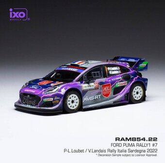 Modely Ford Puma Rally1 1:43 IXO - 8