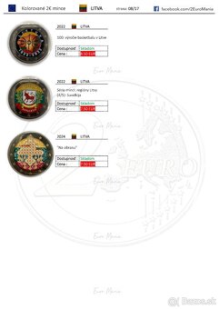 2 euro kolorovane mince - 8