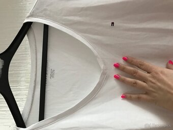 TOMMY HILFIGER originál white pánske tricko XL - 8