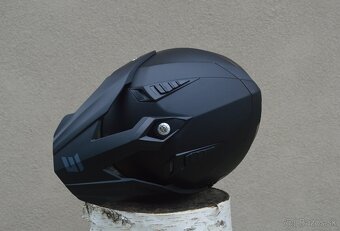 SHOT čierna helma prilba enduro mx. - 8